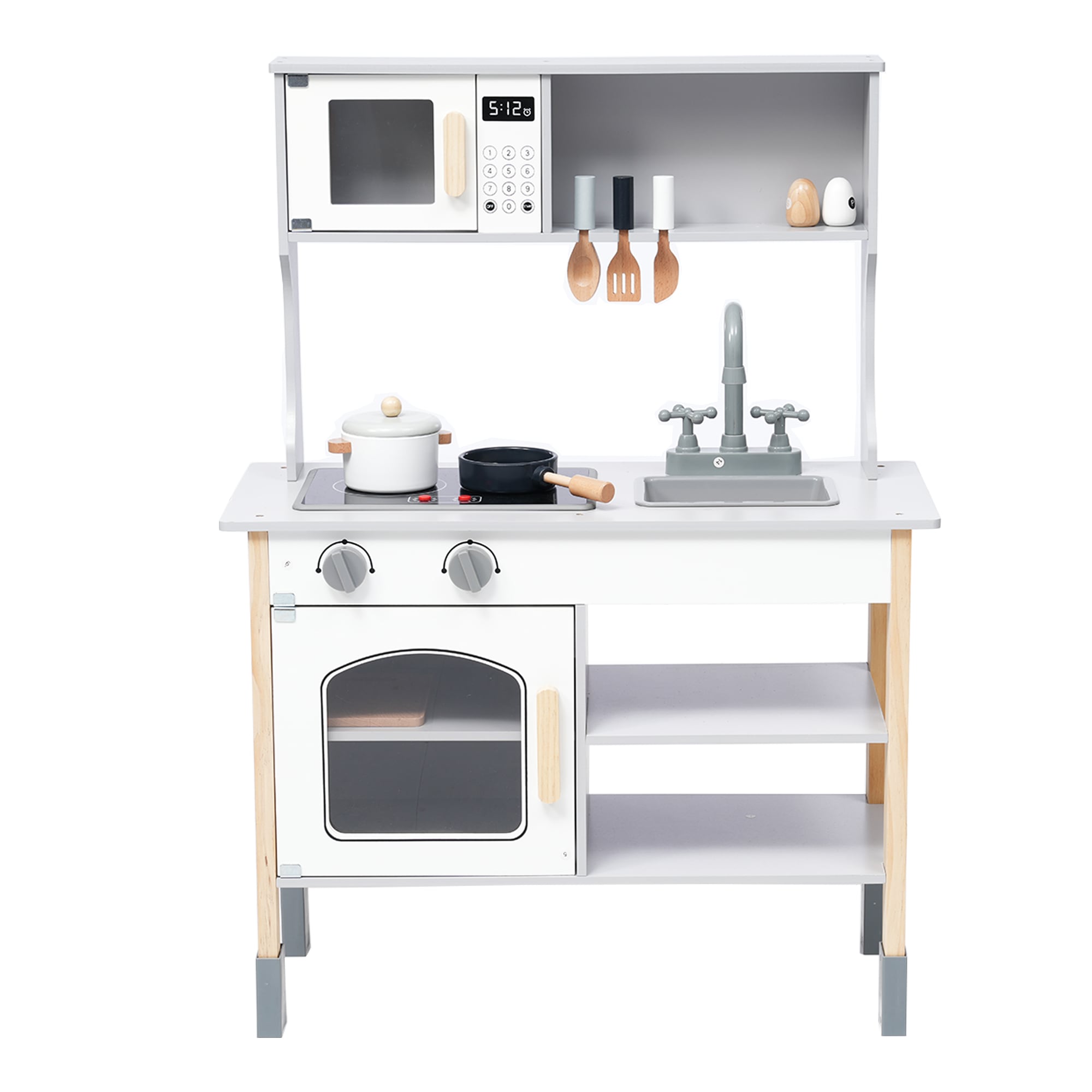 【国内へ発送&送·料·無·料】145ままごと キッチン 木製 ままごとセット 誕生日 台所 知育玩具 子供用 子供 収納 まねっこ コンロミニキッチン おもちゃキッチン キッズ ベビー プレゼント 子