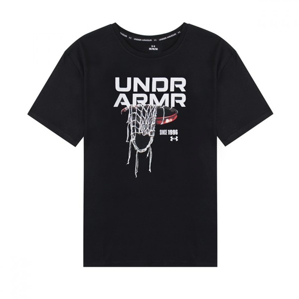 [アンダーアーマー] アンダーアーマー UA 60/40s カットネットショートスリーブ Tシャツブラック 1390188-001