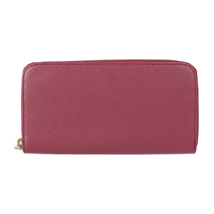 長財布 286311 レザー HEATHER AMETHYST ピンク系 ゴールド金具 ラウンドファスナー【本物保証】