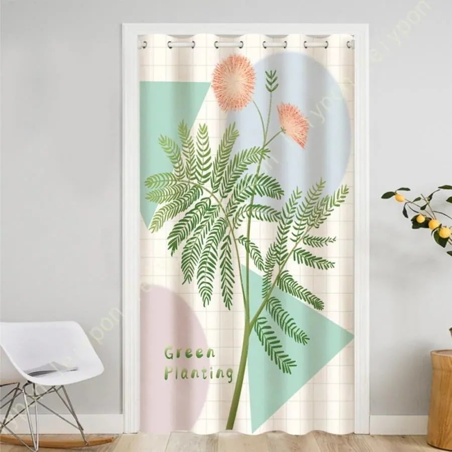 【急速出荷!】キャンペーン間仕切り カーテン リーフ のれん つっぱり式 おしゃれ 暖簾 ロング 間仕切り カーテン ドレープカーテン 遮光 断熱 遮熱 遮像 保温 目隠し のれん 蚊よけ