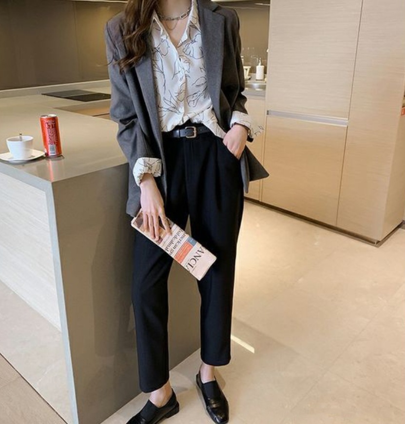 ボトムス デート ストレートパンツ アンクル丈 ハイウエスト コットン 可愛い きれいめ 上品 おしゃれ かっこいい 可愛い ラブリー キュート ガーリー クール モード系 セクシー