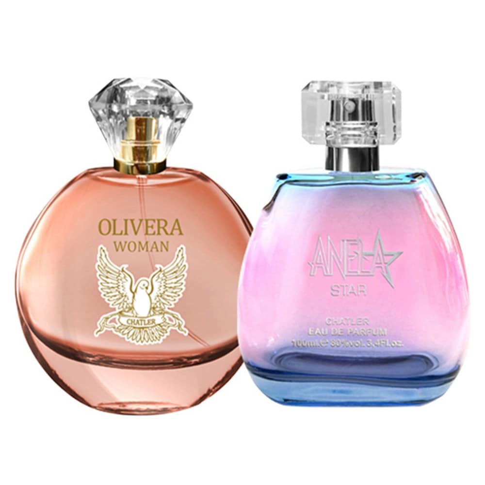 シャトラー女性用オードパルファムオリベラ100ml+アネラスター100mlセット