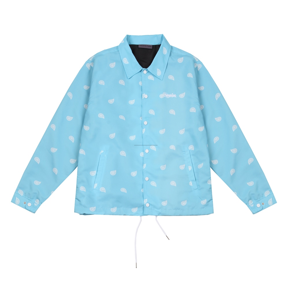 ペイズリーロゴコーチジャケットsky blue