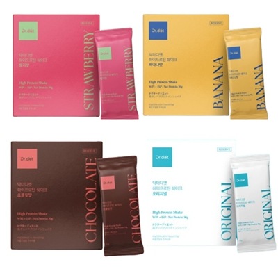 [4種中1種] 韓国ダイエット ハイプロテインシェイク 10包