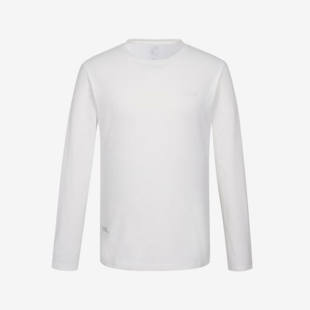 フィラ ベーシック スモールロゴ ロングスリーブTシャツ FS2RLG3201U_NWH