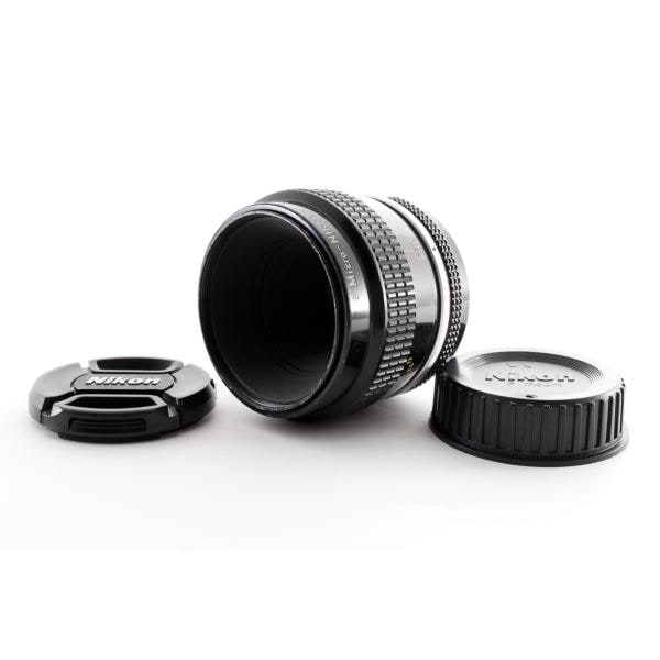 【中古】ニコン Nikon Non ai NIKKOR Micro 55mm f/3.5 マクロレンズ 美品