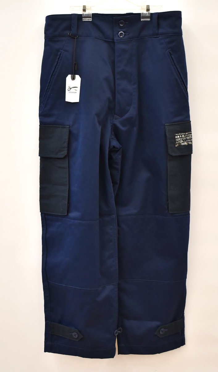 デンハム DENHAM SMALL ワークパンツ ネイビー 01-22-01-10-091 未使用 2412WT092
