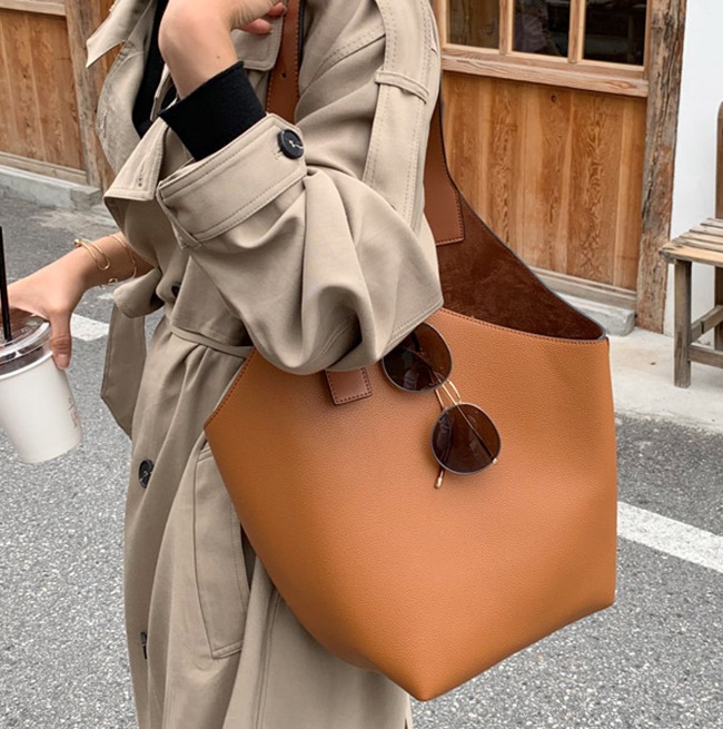 レディース バッグ ショルダーバッグ トートバッグ 大容量 ワンカラー 通勤 オフィス パーティー ストリート ランチ ディナー ママ こなれ感 カジュアル フェミニン エレガント ヘビロテ