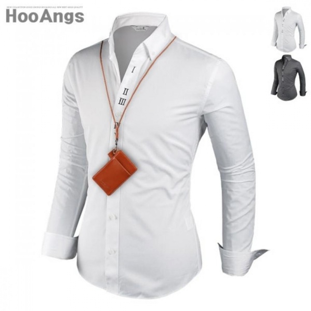 (ジュアンズ) ネクタイエンブロイダリースリムシャツ SMST0827