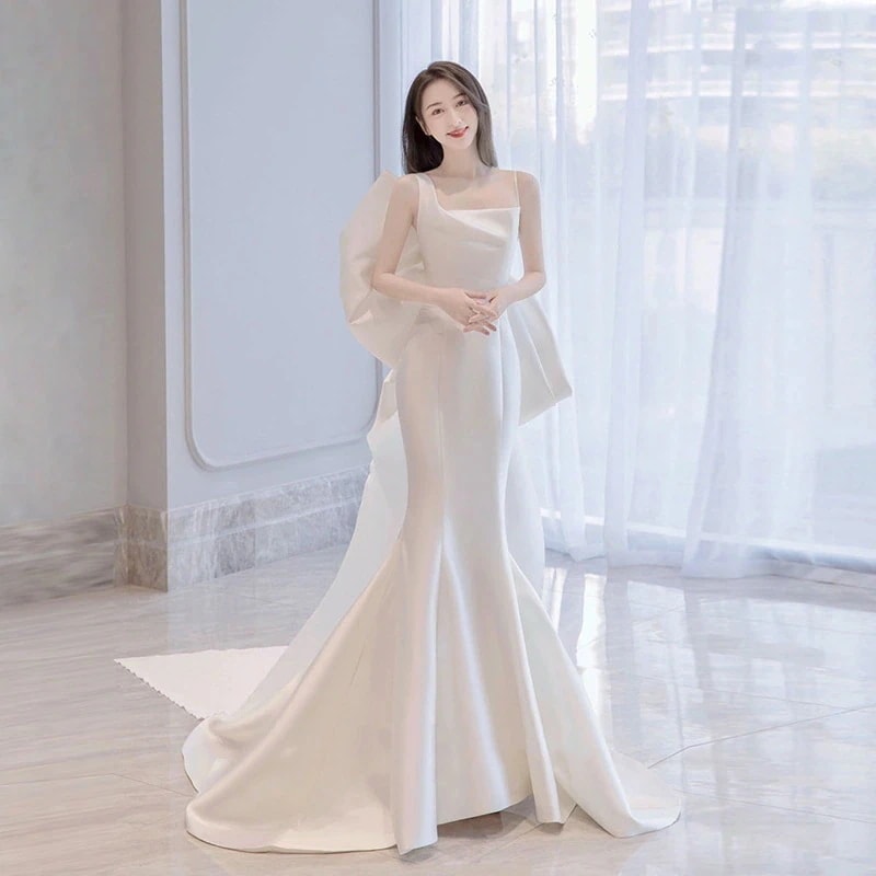 パーティードレス2023 新作 気質 フレンチヴィンテージ 蝶結び 高級感 結婚式 演奏会 発表会 卒業式 成人式 同窓会 ドレスワンピース 花嫁ロングドレス 結婚式ワンピース