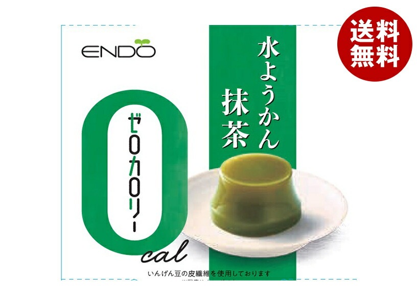 遠藤製餡 ゼロカロリー 水ようかん 抹茶 90g＊24個入＊(2ケース)