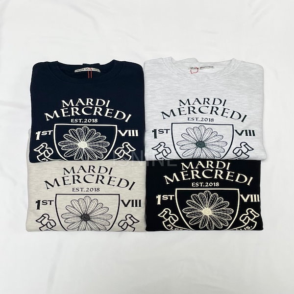 Qoo10] Mardi Mercredi 24SS SWEATSHIRT ALUM