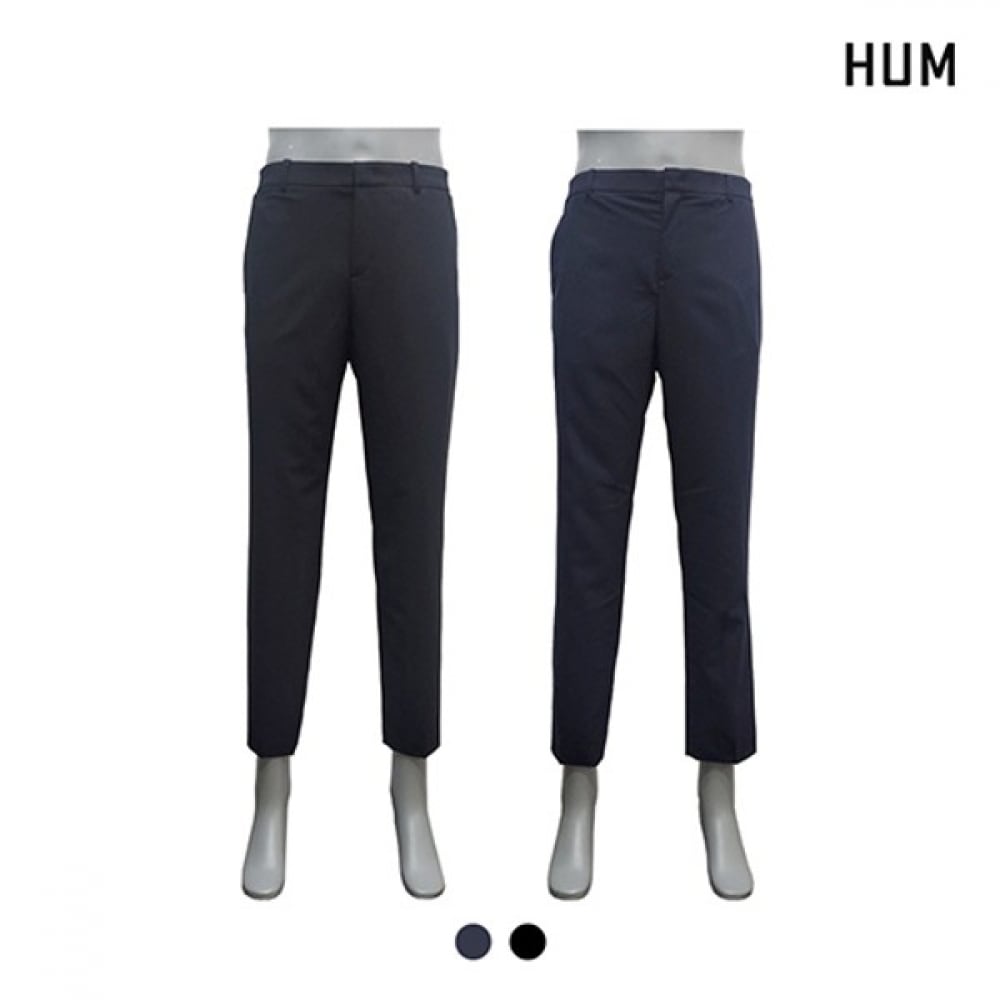 (HUM) メンズワキバンドコンフォートスラックスパンツ (FHNMCPS111M)