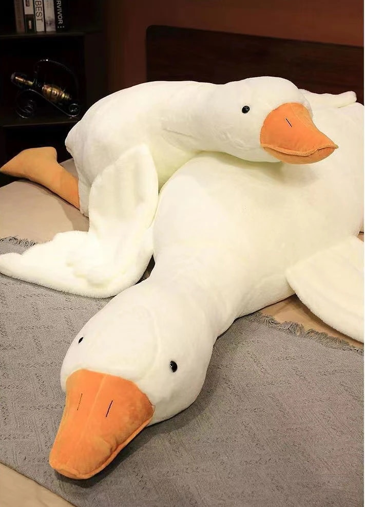 新入荷！ ガチョウ 人気 かわいい 柔らかい 動物 ぬいぐるみ アヒル 抱き枕 クッション 腹ばい枕 枕 子供 おもちゃ 女の子 店飾り プレゼント 置物 190cm