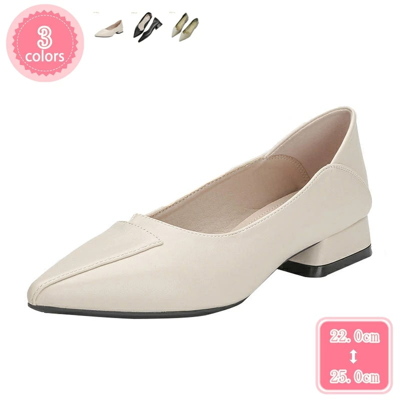 777円OFFクーポン パンプス ぺたんこ 超軽量 ローヒール ポインテッドトゥ フラット スムース 走れるパンプス フラットヒール 靴 レディース 黄色 痛くない 歩きやすい 大きいサイズ 黒 フラ