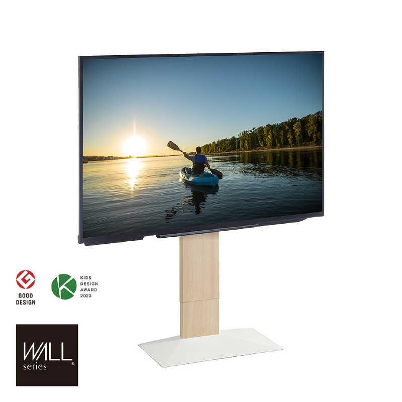 ナカムラ　32～80インチ対応 WALLテレビスタンドV3 (ロータイプ) ホワイトオーク　WLTVB5232 26,136円