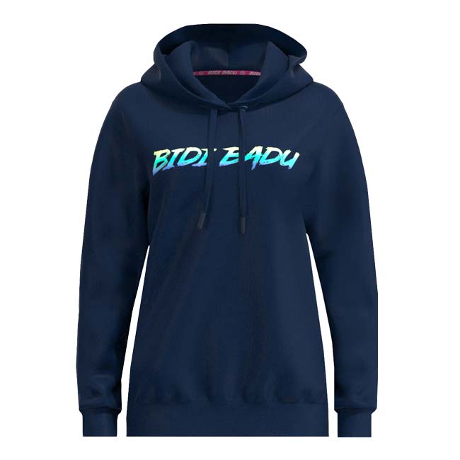 海外サイズ BIDI BADU(ビディバドゥ) 2023 FA レディース GRAFIC ILLUMINATION チル 長袖フーティ パーカー W1270005-DBLMX