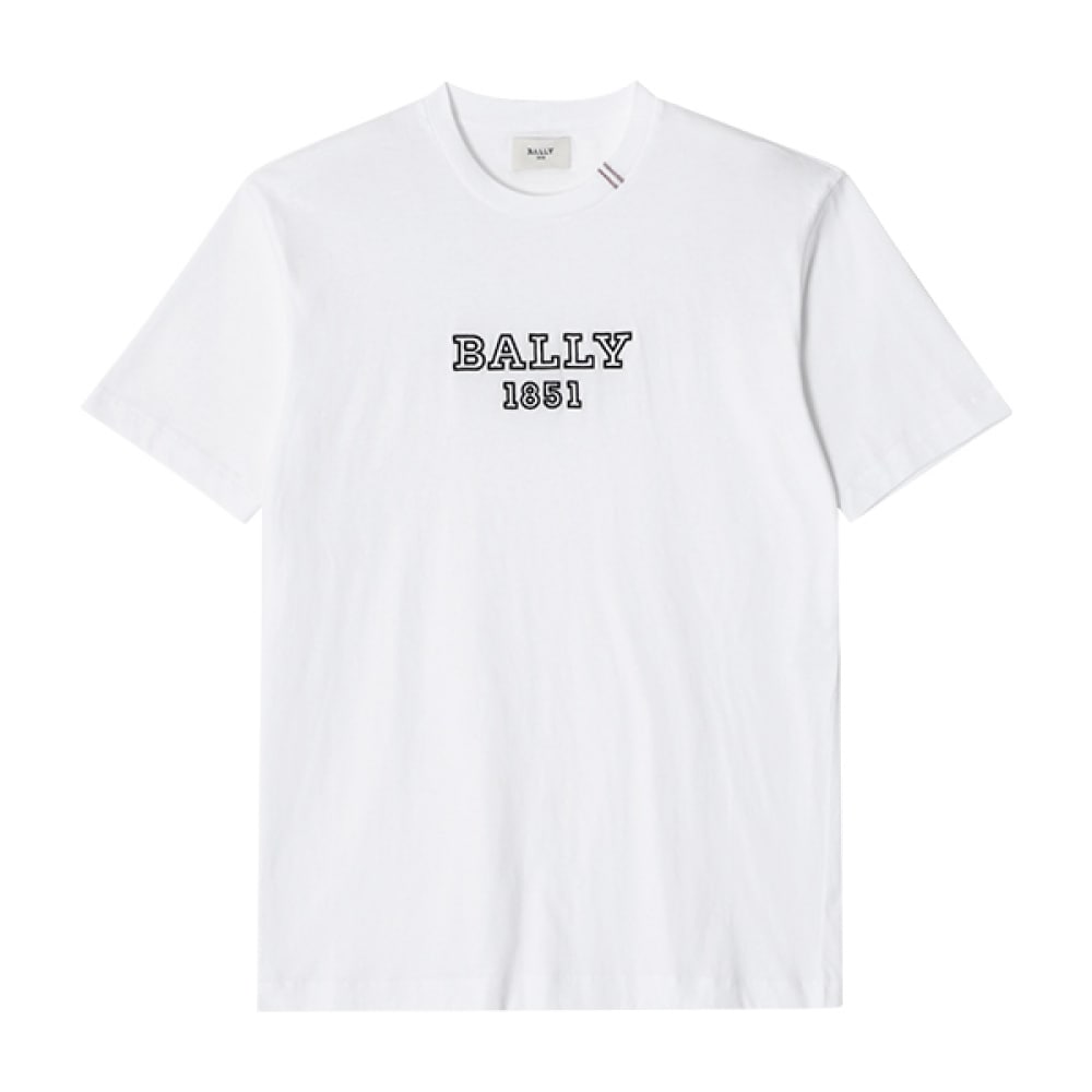 Bali MOU00L 7S319 U001 (M5BA834F) 1851 ロゴ刺繍メンズショートスリーブ T シャツ