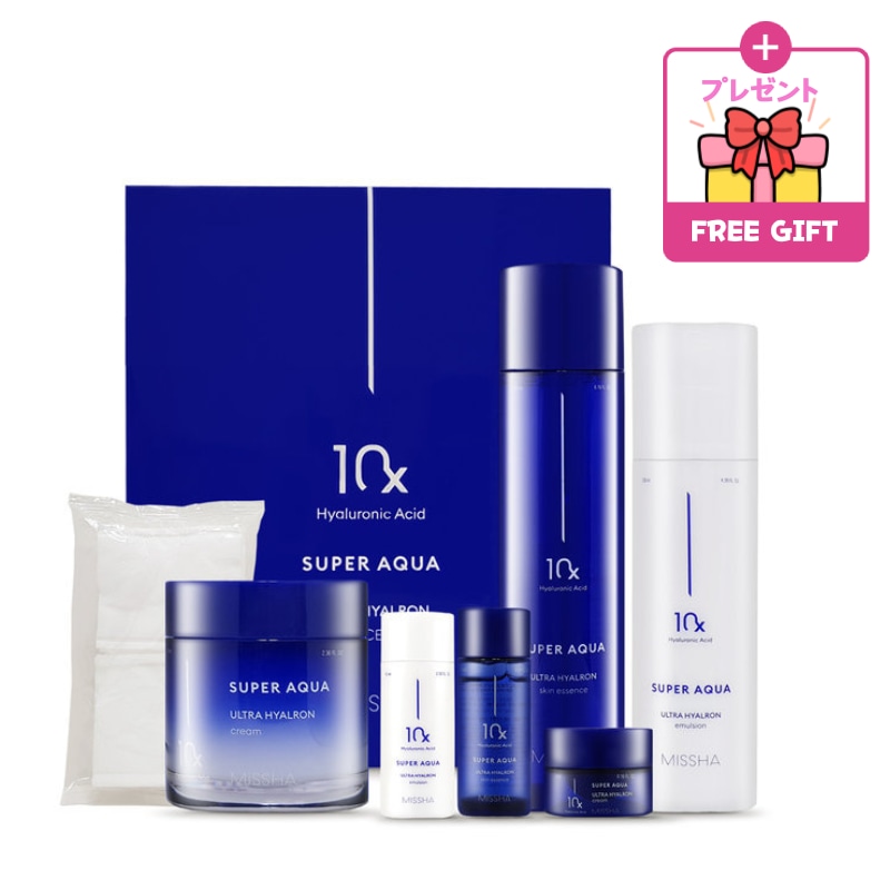 [NEW企画セット] スーパーアクア ウルトラ ヒアロン スキンエッセンス (化粧水) 200ml + エマルジョン(乳液)130ml + クリーム70ml スキンケア 水分 保湿 ヒアルロン酸