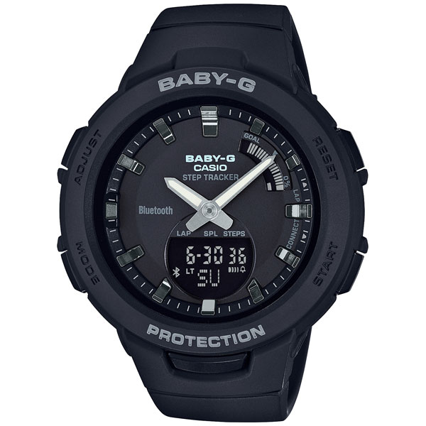 カシオ 【国内正規品】BABY-G　G-SQUAD クオーツ　レディースタイプ BSA-B100-1AJF