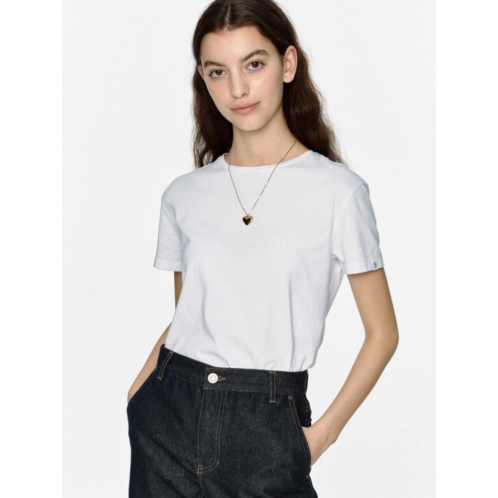 DEPOUND デイリースリムTシャツ アイボリー