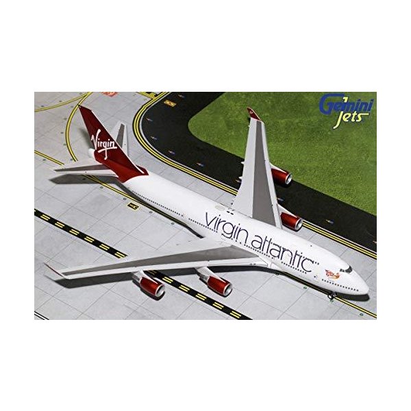 GeminiJets 1:200 Scale Virgin Atlantic Boeing 747-400 Airplane Model 並行輸入品