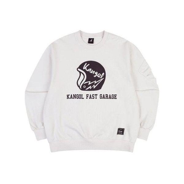 M 長袖Tシャツ CQK KQFC-RT17660EC CRS バイカースウェットシャツ 1766 エクリュ