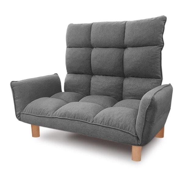 アーバン通商 スーパーハイバック カウチソファ F-1975-ダークグレー メーカー直送