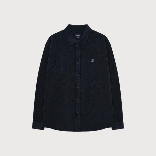長袖Tシャツ CQK CO2504SH31-DN シグネチャーシンボル コーデュロイシャツ ダークネイビー