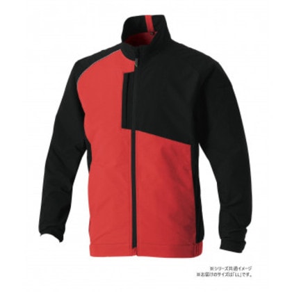 桑和 7532-00 長袖ブルゾン LLサイズ レッド(43) SOWA