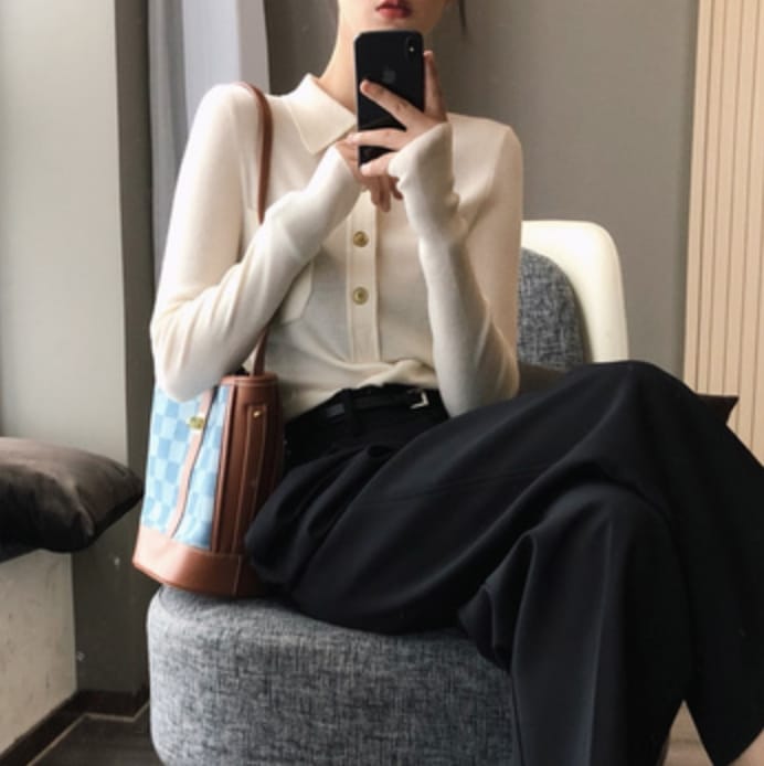 トップス デート シャツ ブラウス カットソー ニットソー セーター 袖あり 長袖 かわいい 大人可愛い きれいめ シンプル カジュアル 大人 上品 おしゃれ お洒落 主役級 存在感 春 秋 冬