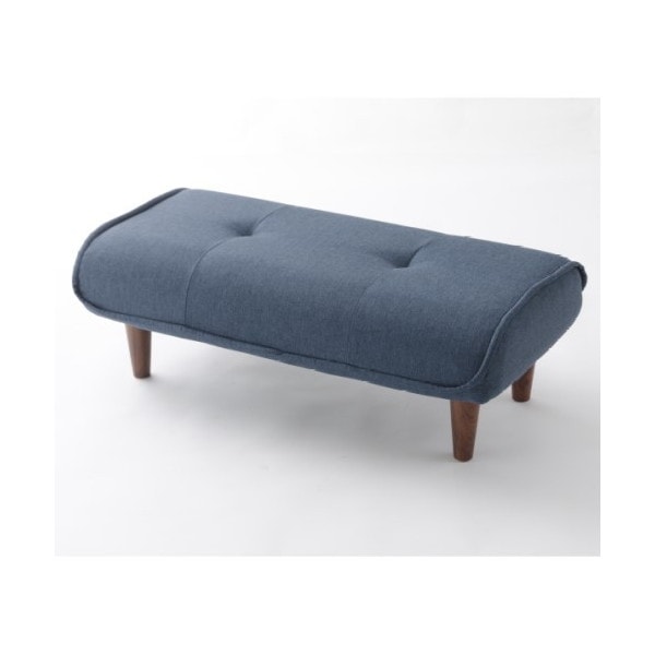 CELLUTANE オットマン タスクネイビー 日本製 スツール 座面ポケットコイル 二人掛け A280p-584NVY メーカー直送