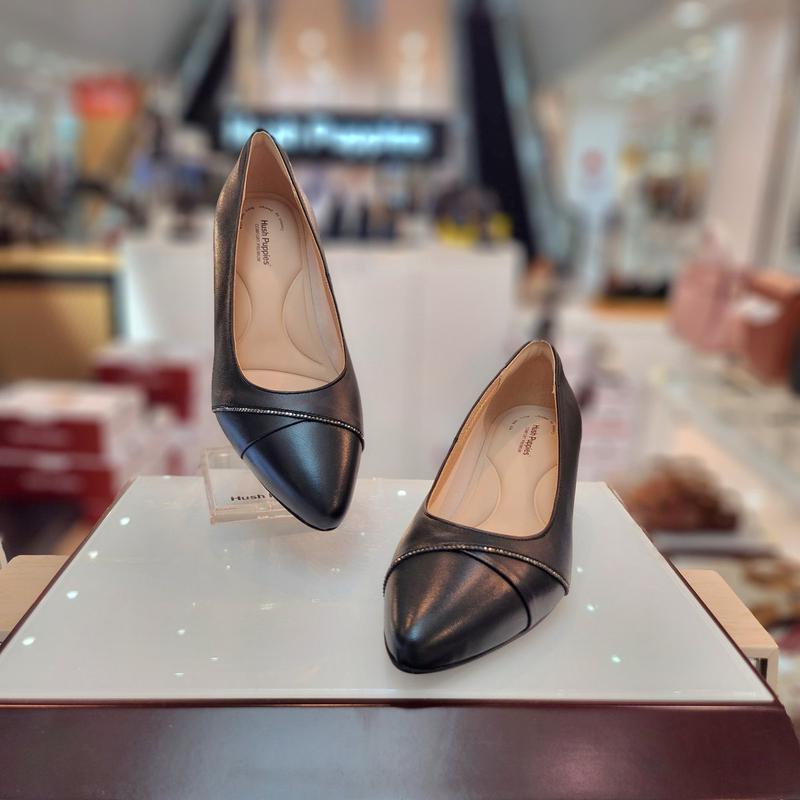 女性の足にやさしい5cmホットフィックスデイリーパンプスシューズ3fr423