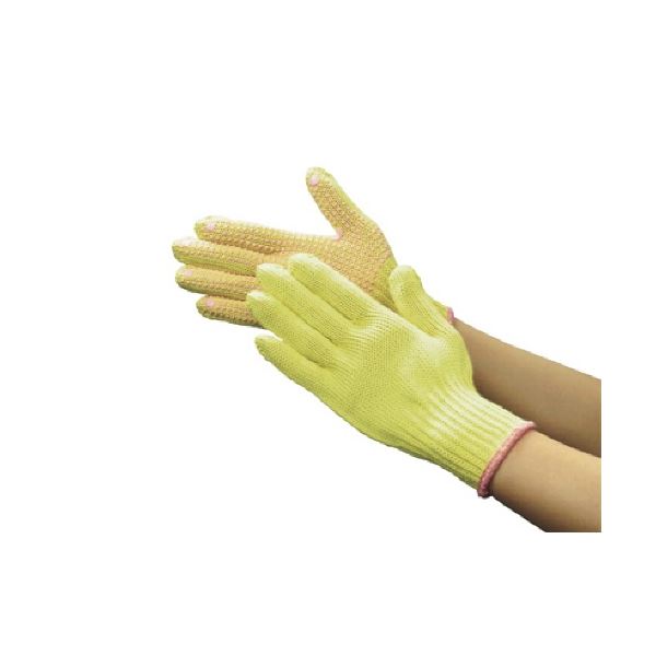 （まとめ）吉野 アラミドパワー手袋 女性用 滑り止め（帝人アラミド社製トワロン100%）1双[x5]