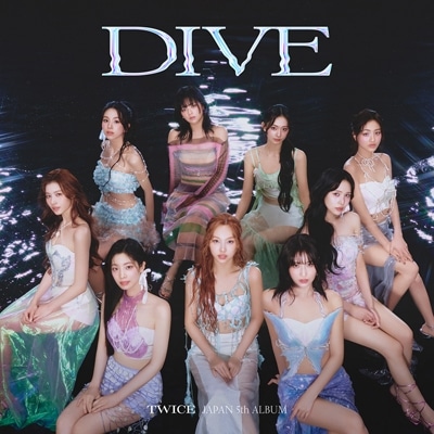 タワーレコード特典付き TWICE DIVE CD+タトゥーシール+4cut photo+透明トレカ+ブックレット+トレーディングカード 初回限定盤B 新品未開封