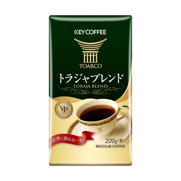 新作人気モデル （まとめ）キーコーヒー VP（真空パック）トラジャブレンド 200g（粉）/パック 1セット（3パック）2セット インスタントコーヒー