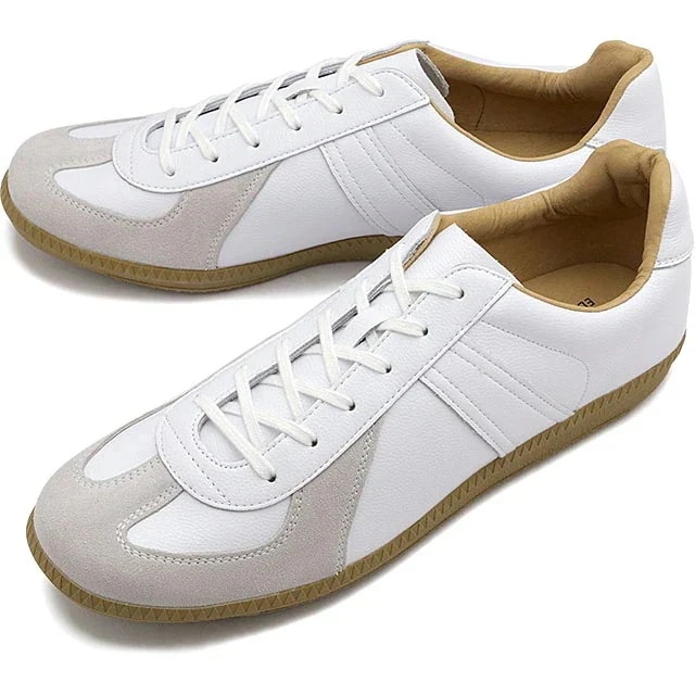 ミリタリーシューズ [42500 SS23] GERMAN TRAINER REPRODUCTED EDITION MODEL メンズレディース 靴 スニーカー トレーニングシューズ WHITE 白