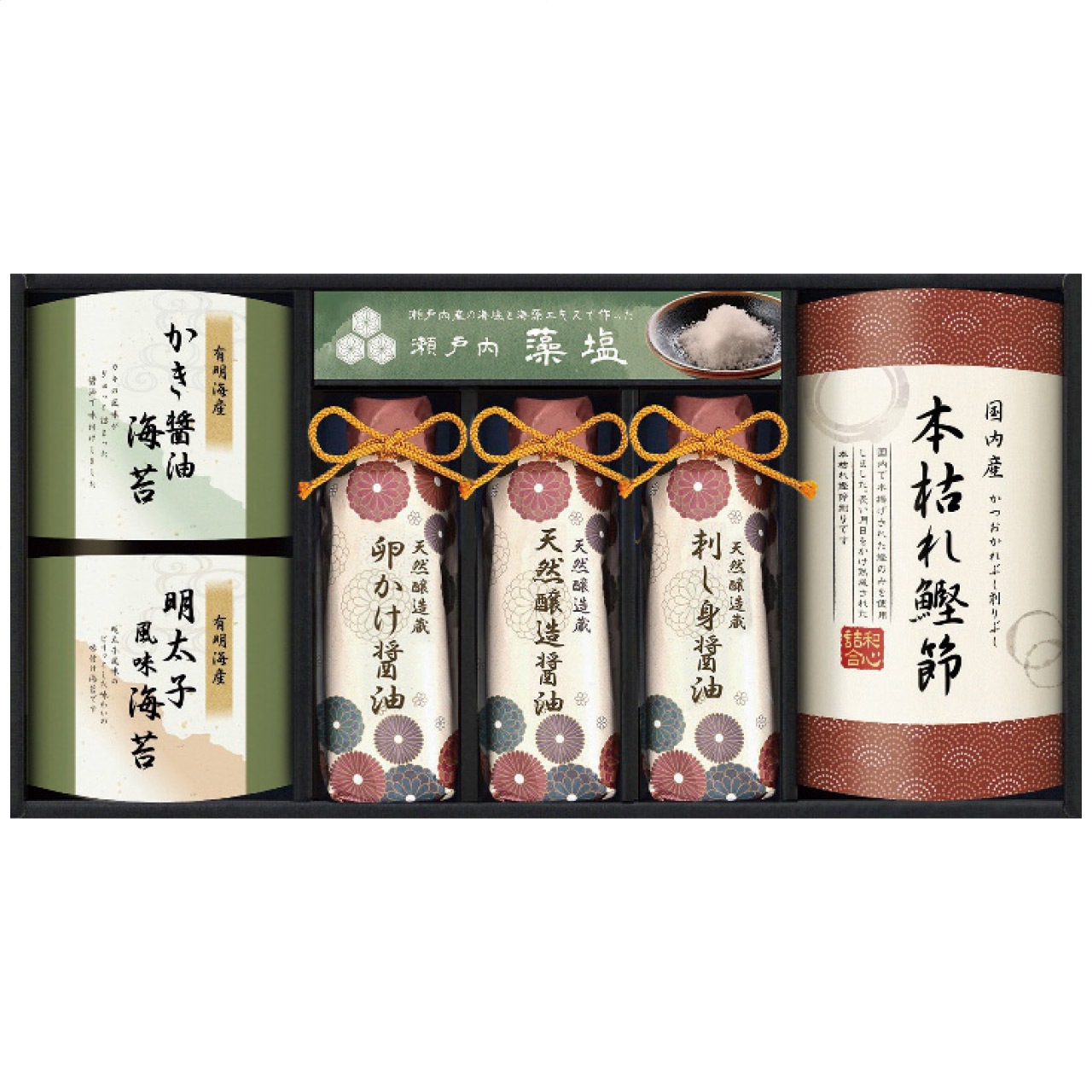 伊賀越 天然醸造蔵仕込み 和心詰合せ GNF-DJS 9252-052 醤油 のり 海苔 ギフト 詰め合わせ ギフトセット のし無料 ラッピング無料 内祝い 贈答品 A41 4,551円