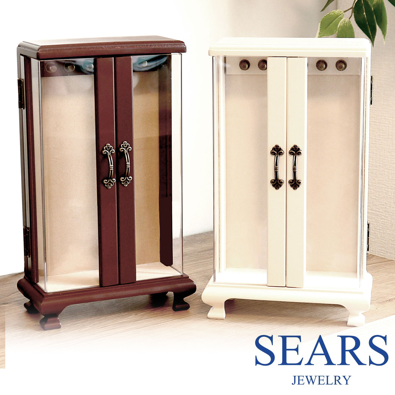 ジュエリーボックス 木製 ネックレススタンド アクセサリー ボックス 宝石箱 収納 大容量 ネックレス リング ピアス プレゼント