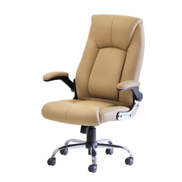 法人限定 Netforce LYS-1-W-CA キャメル 社長椅子 オフィスチェア パソコンチェア メーカー直送