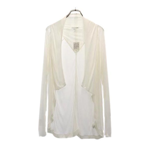 未使用 長袖 カーディガン M ホワイト系 レディース