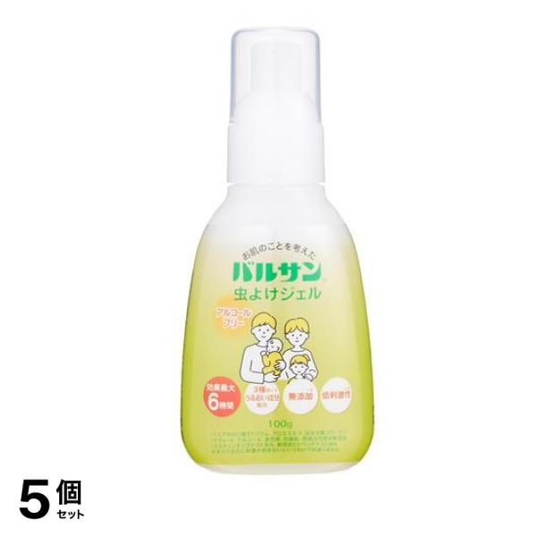 バルサン 虫よけジェル アルコールフリー 100g 5個セット