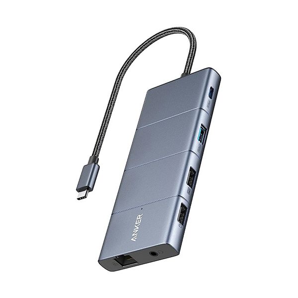 アンカージャパン ANKER 565 USB-Cハブ（11-in-1 10Gbps PD100W対応） グレー A83880A1 1個