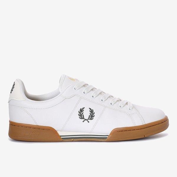 FRED PERRY_ 男女レザー スニーカーB722レザーSFPU2336311-T36