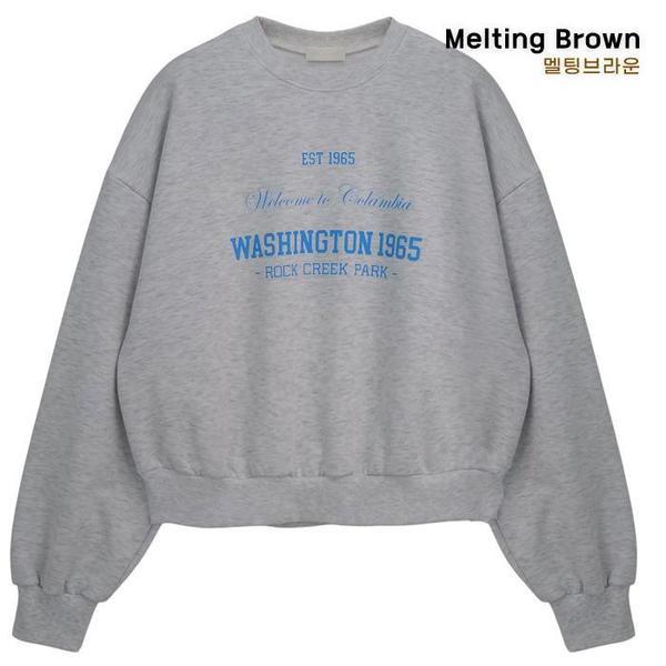 女性用マンツーマン ルーズフィットクロップドマンツーマン ID65