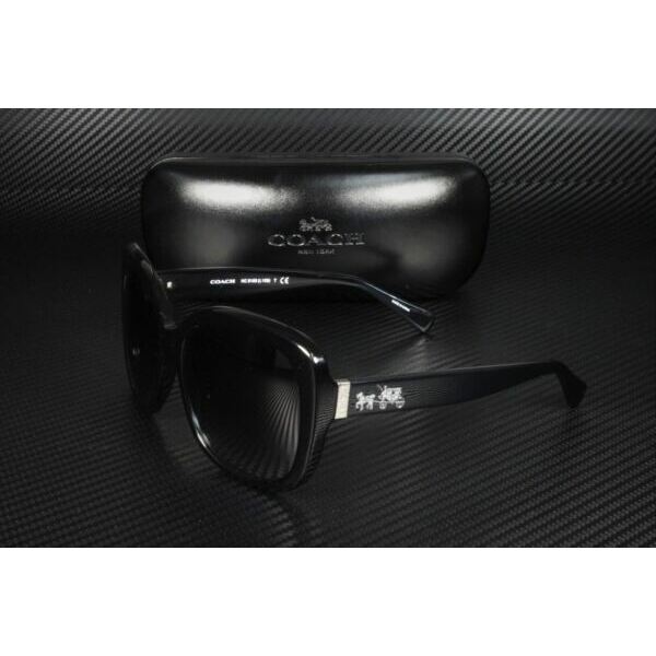 サングラス CoachHC8158 500211 Black Square Womens 58 mm Sunglasses
