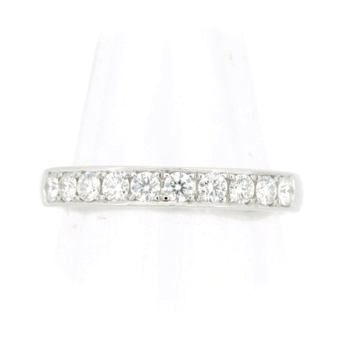 ハーフエタニティ ダイヤモンド リング 指輪 0.33ct 8号 Pt950(プラチナ) 質屋出品