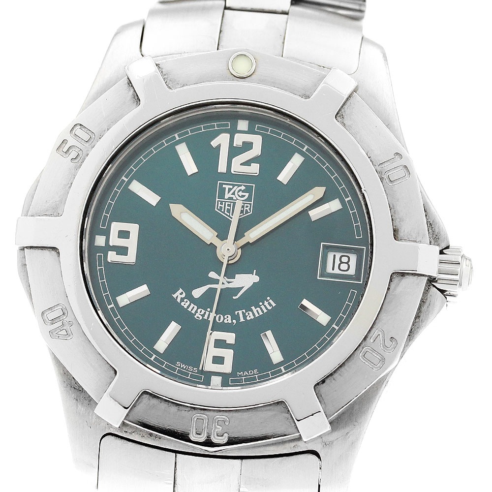 タグホイヤー TAG HEUER WN111A.BA0332 エクスクルーシブ ランギロア・タヒチ 世界限定3000本 デイト クォーツ メンズ _893965【中古】