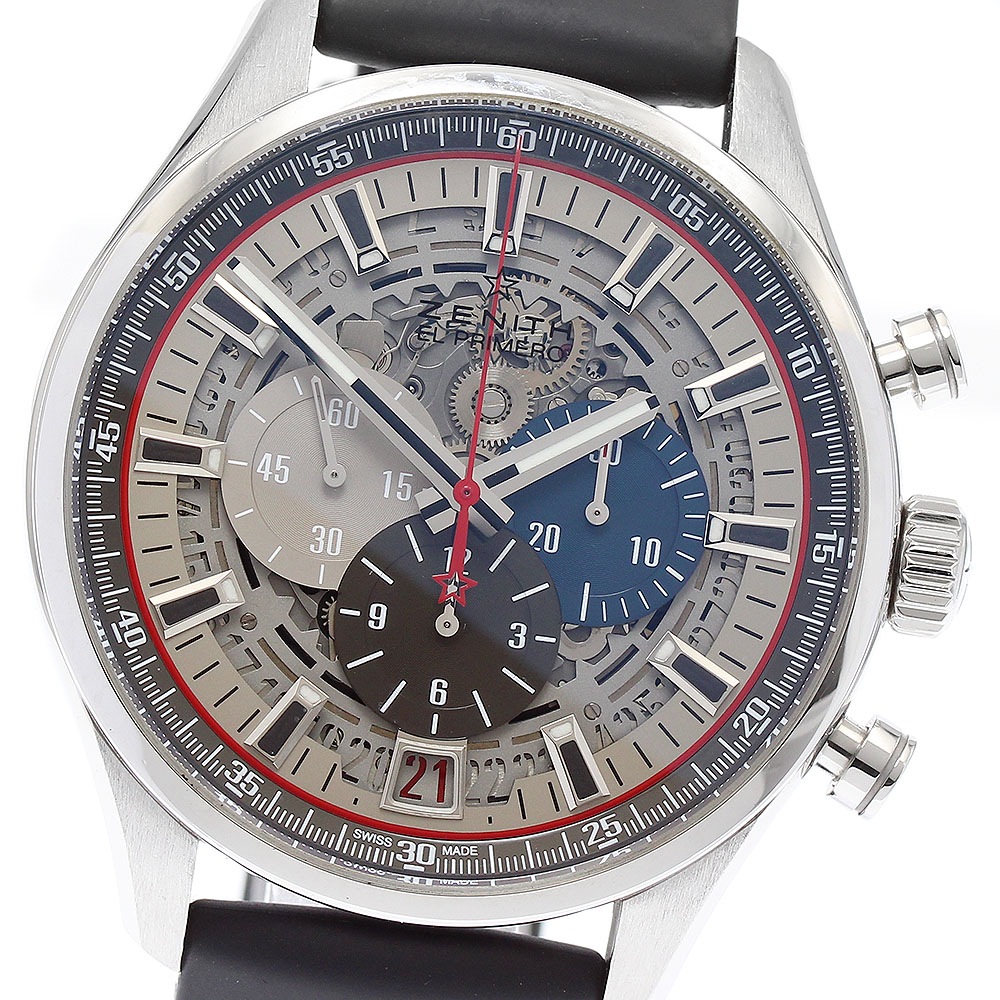 ゼニス ZENITH 03.2522.400 エルプリメロ 36000PVH ライトウェイト 自動巻き メンズ _886470【中古】 264,060円