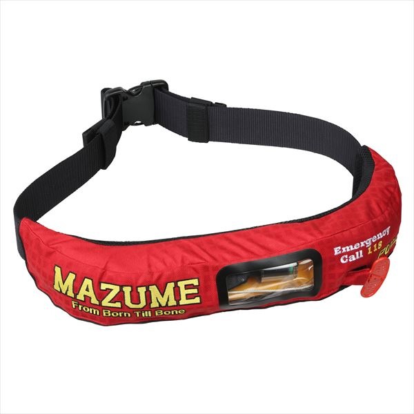 mazume ライフジャケット MZLJ-841 mazume インフレータブルウエスト 2 レッド フリー 17,582円